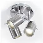 IP44 GU10 Ceiling Lighting - 3 Head Spotlight